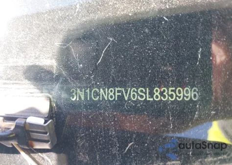 2025 Nissan Versa 1.6 Sr from USA, damaged, VIN 3N1CN8FV6SL835996